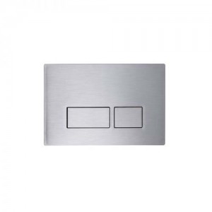 Tavistock TR9019 Square Dual Flush Plate - Stainless Steel