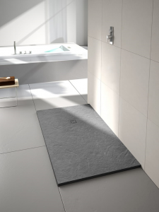 Merlyn Truestone Rectangular Shower Tray 1000x800mm Fossil Grey [T108RTF]