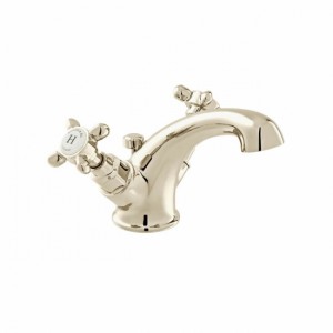 Booth & Co by Vado BC-AXB-100-BN Basin Mixer with Pop-Up Waste Nickel