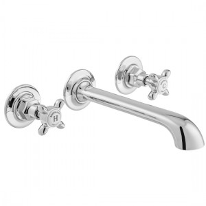 Booth & Co by Vado BC-AXB-109-CP Wall Mounted Basin Mixer Chrome