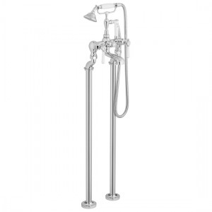 Booth & Co by Vado BC-AXB-233-CP Floor Standing Bath Shower Mixer (Lever) Chrome