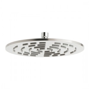 Vado Geometry Round Shower Head 250mm (10 inch) Chrome [GEOM-250RO-SS]