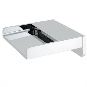Vado SYN-240/W-CP Synergie Wall Mounted Waterfall Bath Spout 