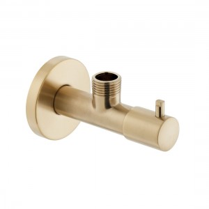 Individual by Vado Angle Valve 1/2 x 1/2 inch Brushed Gold [IND-230-BRG]