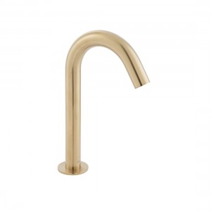 Individual by Vado I-Tech Infra-Red Deck Mounted Mono Basin Mixer Tap Brushed Gold [IND-IRDSPOUT-BRG]