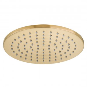 Individual by Vado Nebula Shower Head 200mm (8 inch) Round Brushed Gold [IND-RO/20-BRG]