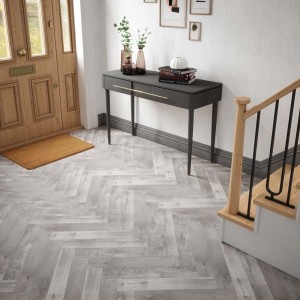 Verona Daintree Porcelain Floor & Wall Tile 593 x 98mm Grey [P11058]